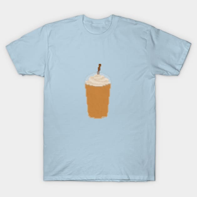 Iced frappe pixel art T-Shirt by toffany's